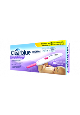 CLEAR BLUE DIGITAL Test de Ovulación 10 pruebas