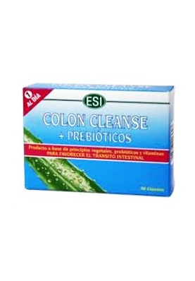 ESI Colon Cleanse Aloe Vera + Prebióticos 30 comp.