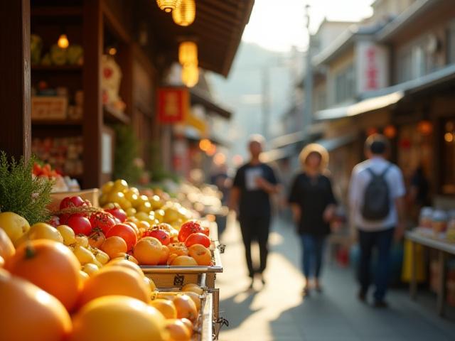 日本の地方都市の風景